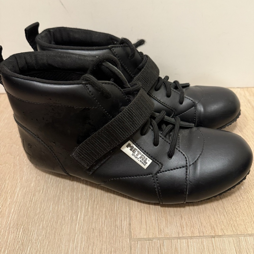 METAL Gear POWERLIFTING SHOES Size 8 Black